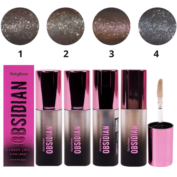 Batons Gloss Lips Obsidian Make Labial - Imagem 2