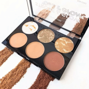 Paleta De Iluminador Contorno E Bronzer SP Colors