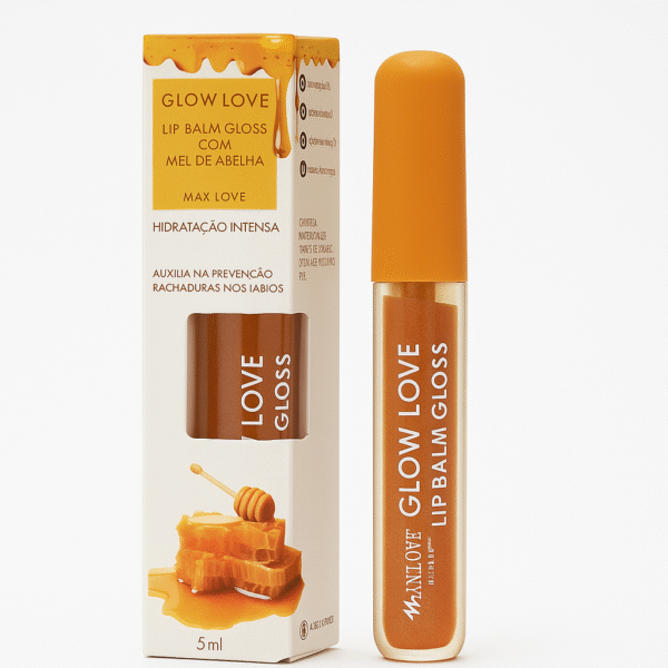 Lip Balm Gloss Sabor Mel Glow Love Max Love