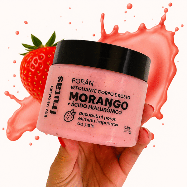 Esfoliante Corpo e Rosto Bem Me Quero Frutas 240g Porán - Imagem 3