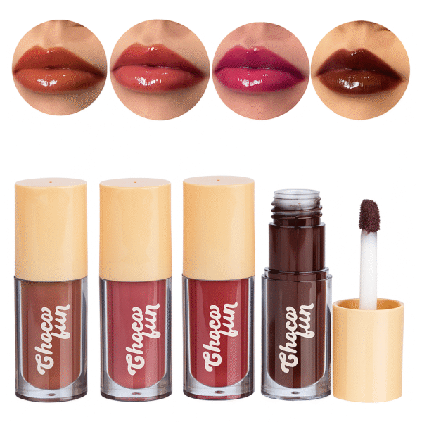 Cream Tint Gloss Labial Batom Choco Fun Fenzza 4 Cores
