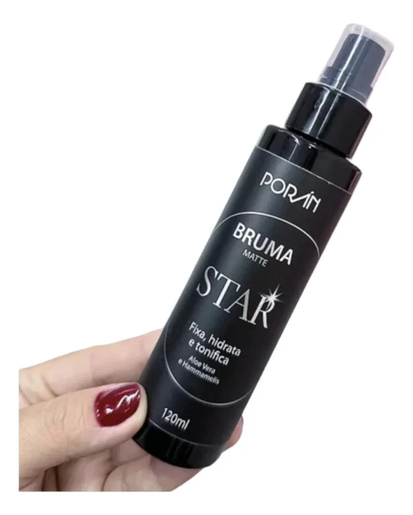 Bruma Star Matte Fixador De Maquiagem Porán 120ml - Imagem 2