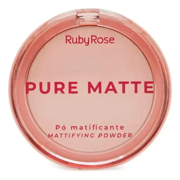 Pó Compacto Pure Matte Ruby Rose Linha Rosa Matificante - 6.5g - Imagem 2