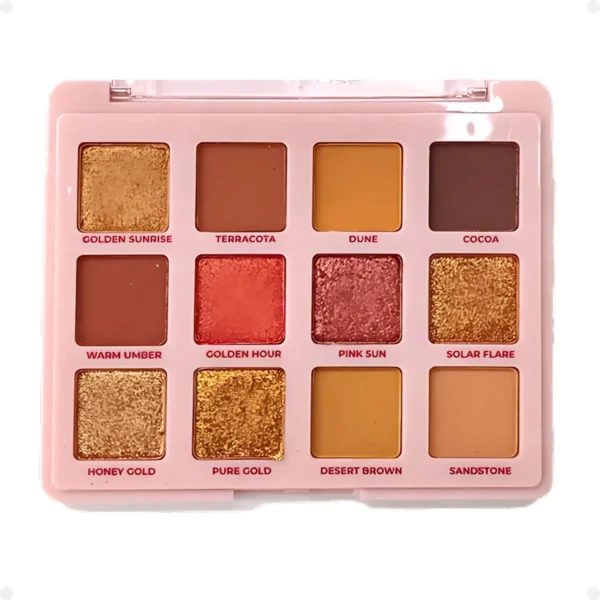 Paleta De Sombras Radiant Eyes Ruby Rose - 12 Cores - Imagem 4