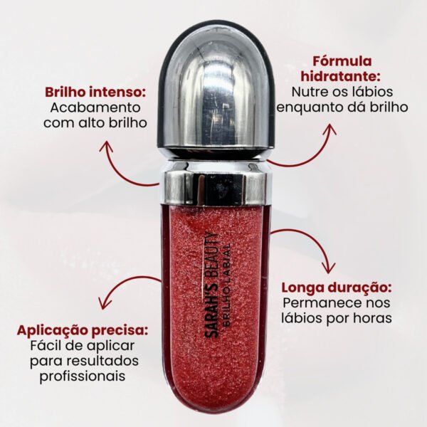 Gloss Labial Volume E Hidratação Profunda - Imagem 2