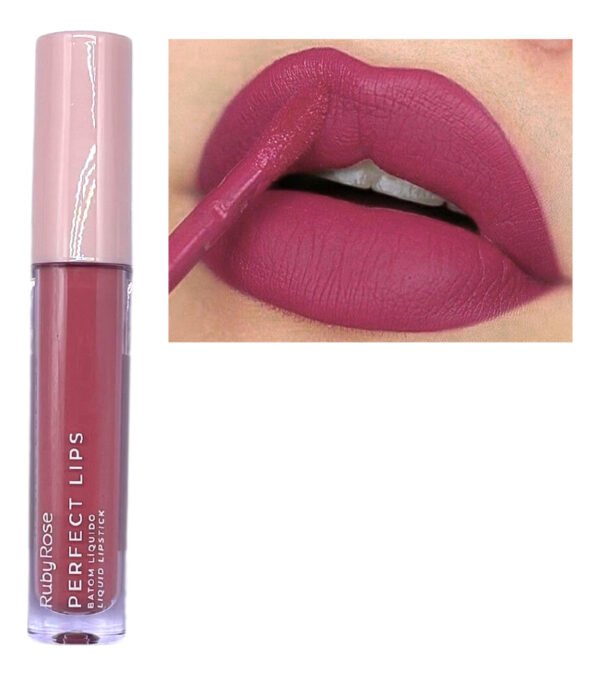 Batom Líquido Perfect Lips - Ruby Rose - Imagem 9
