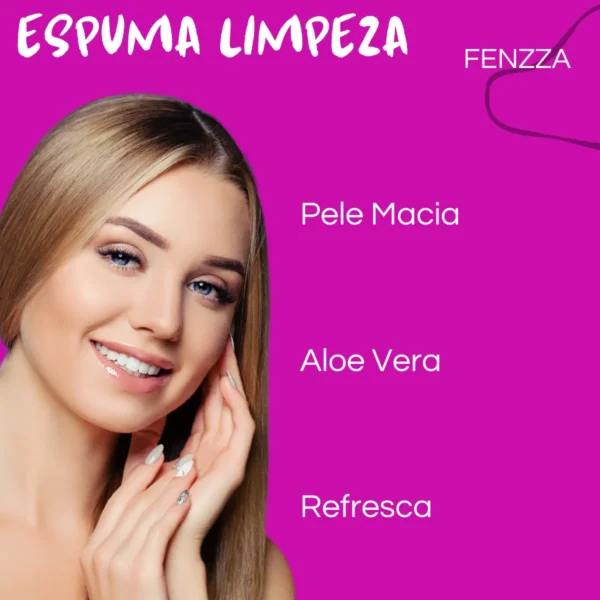 Espuma Limpeza Facial 110ml Moana - Fenzza - Imagem 5