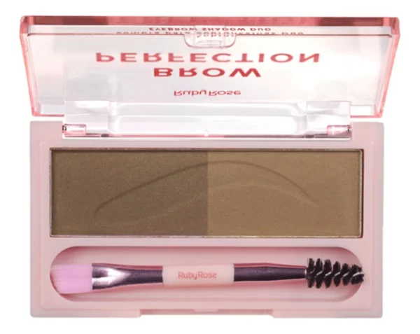 Sombra Para Sobrancelhas Duo Brow Perfection Ruby Rose - Imagem 6