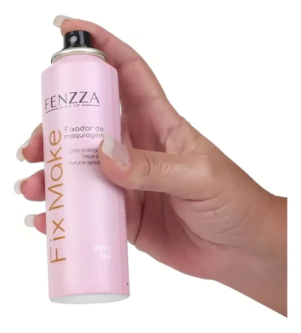 Fixador Maquiagem Longa Duração Fix Make Fenzza Toque Seco - Imagem 3