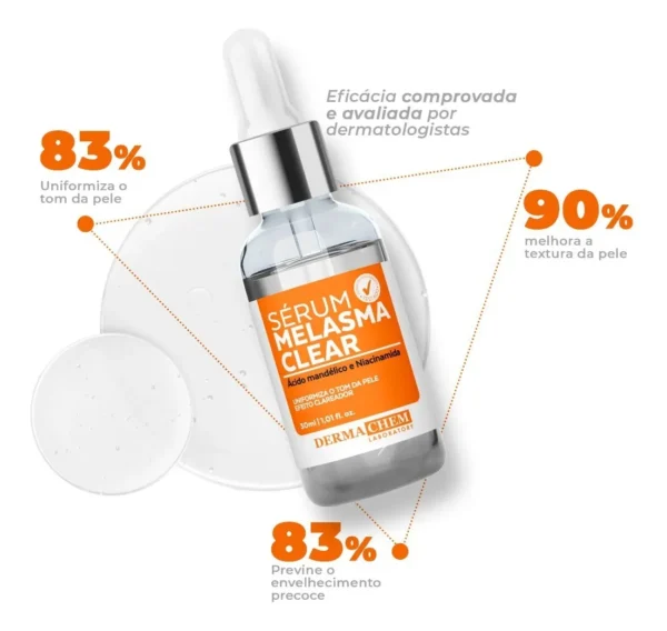 Sérum Facial Melasma Clear Dermachem 30ml - Imagem 2