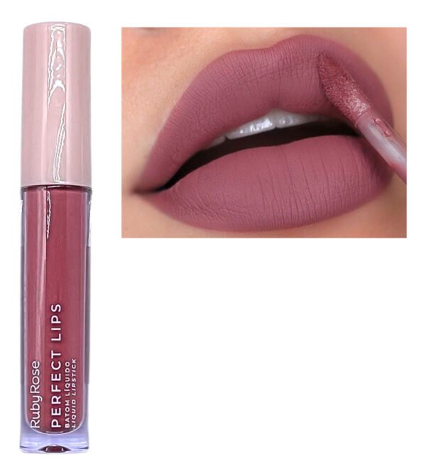 Batom Líquido Perfect Lips - Ruby Rose - Imagem 4