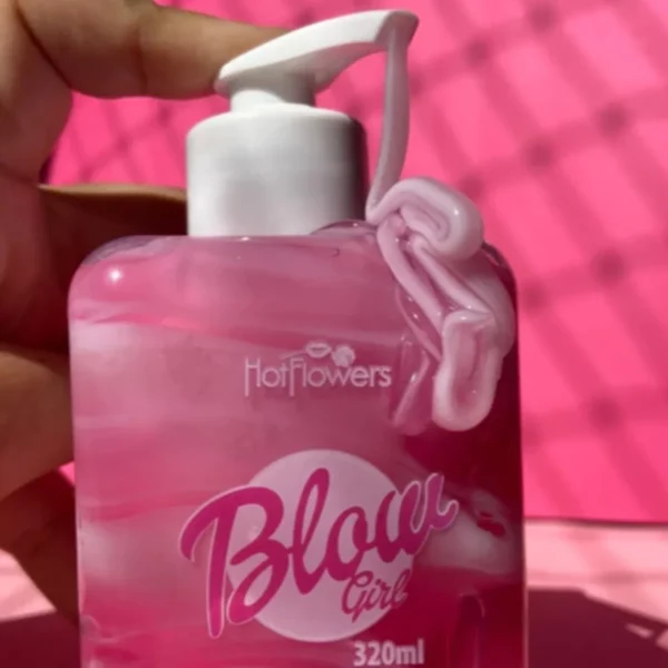 Gel Blow Girl para Virilha 320ml Hot Flowers Morango - Imagem 4