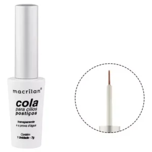 Cola P/ Cílios Postiços Macrilan Cor Transparente
