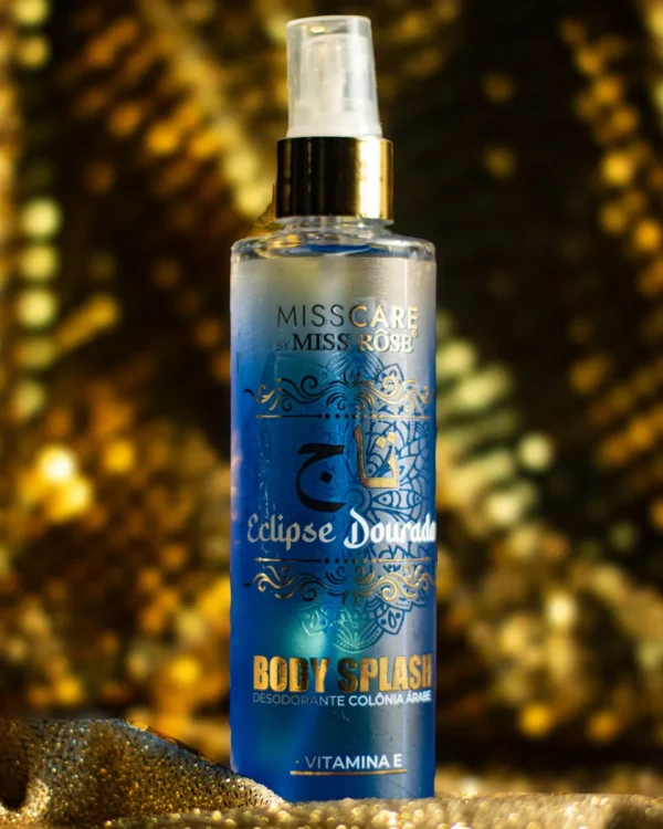 Body Splash Perfume Néctar Das Tâmaras Dourado Miss Rosê - Imagem 4