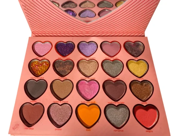 Paleta De Sombras 20 Cores Amor Febella - Imagem 3