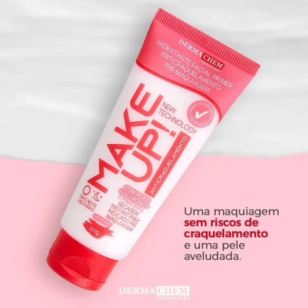 Hidratante Primer Facial Secagem Rápida Make Up Dermachem - Imagem 5