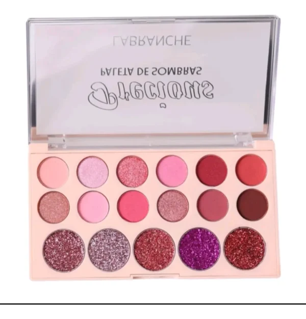 Paleta De Sombras Precious Para Olho 17 Cores Com Glitter