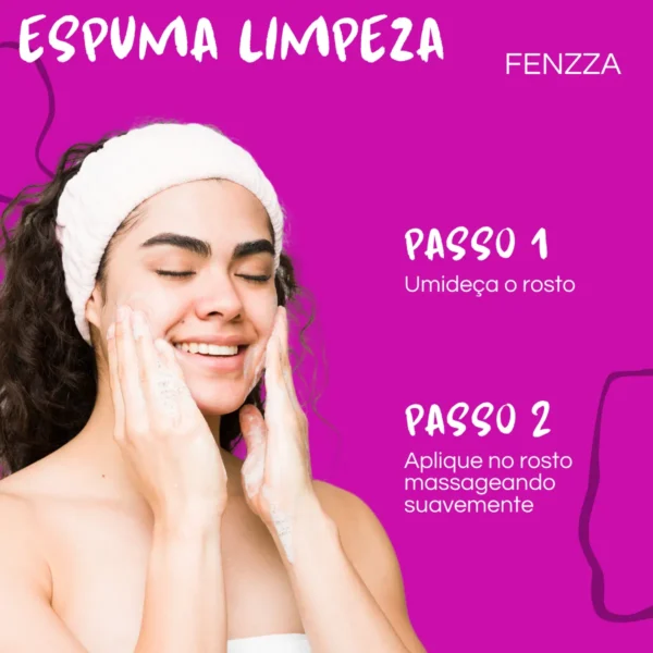 Espuma Limpeza Facial 110ml Moana - Fenzza - Imagem 3
