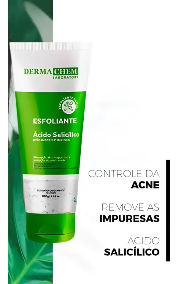 Esfoliante Facial P/ Pele Oleosa Ácido Salicílico Dermachem - Imagem 2