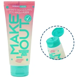 Sabonete Demaquilante Pós Maquiagem Makeout 3 Em 1 Dermachem