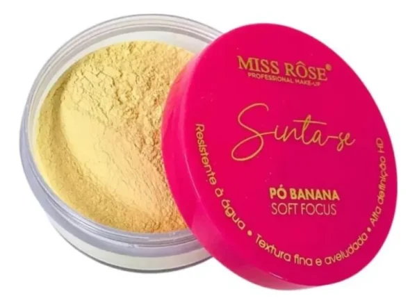 Pó Solto Banana Facial Soft Focus Miss Rôse - Imagem 2