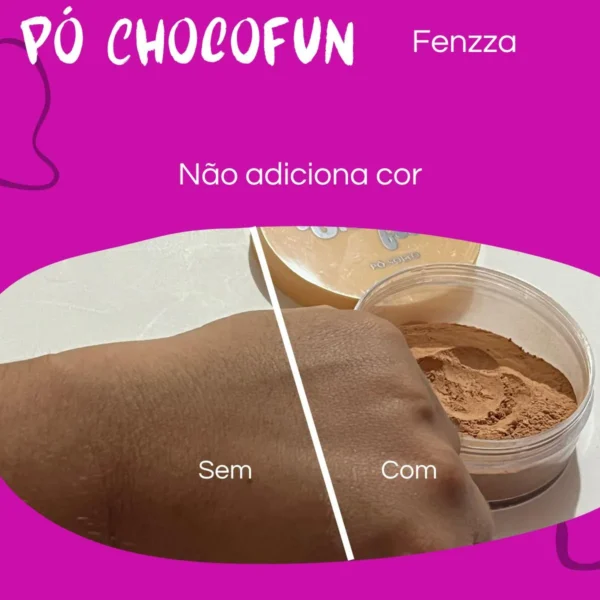 Pó Facial Solto Choco Fun Fenzza - Imagem 4