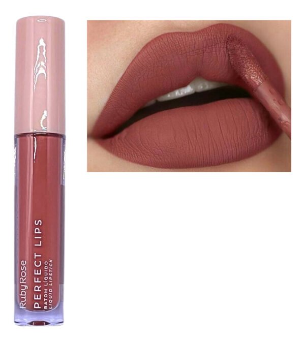 Batom Líquido Perfect Lips - Ruby Rose - Imagem 3
