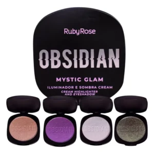 Iluminador Cremoso Obsidian By Ruby Rose Glam Perfeito