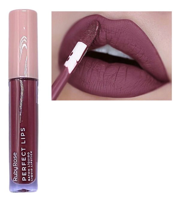 Batom Líquido Perfect Lips - Ruby Rose - Imagem 2