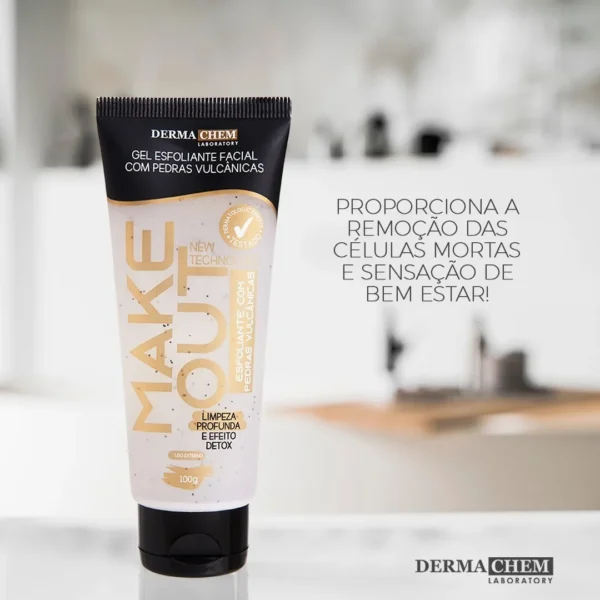 Gel Esfoliante Facial Pedras Vulcânicas Remove Células Morta - Imagem 4