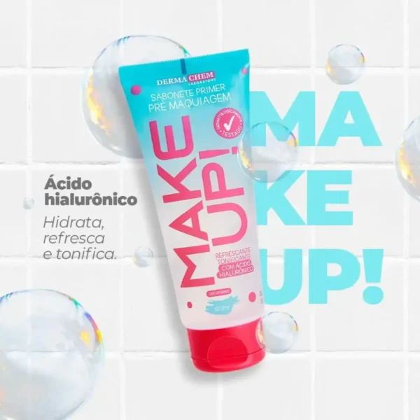 Sabonete Primer Pré-maquiagem Dermachem Tom do primer Incolor - Imagem 4