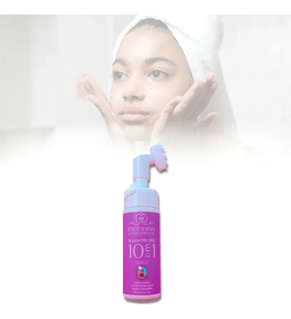 Mousse Micela De Limpar Facial Melanina 10 Em 1 Phallebeauty - Imagem 4
