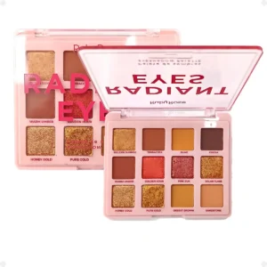 Paleta De Sombras Radiant Eyes Ruby Rose - 12 Cores