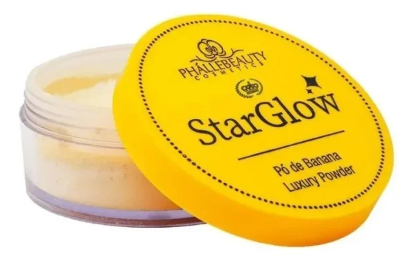 Pó Banana Finaliza Maquiagem Star Glow Phallebeauty - Imagem 3