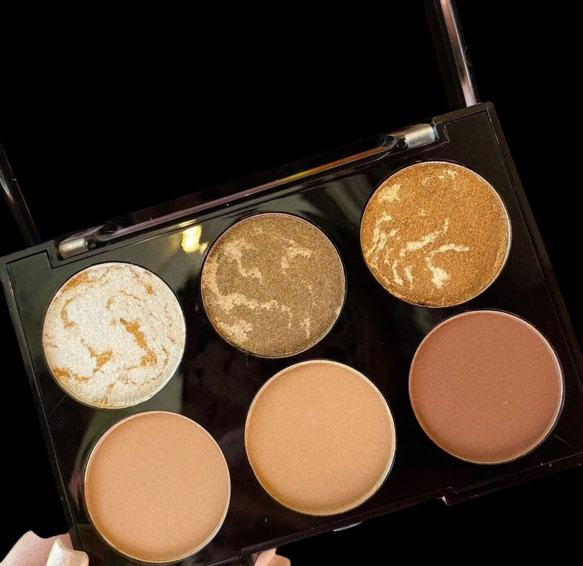 Paleta De Iluminador Contorno E Bronzer SP Colors - Imagem 2