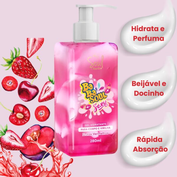 Gel Babasoul Sexy Hidratante 280ml - Imagem 6