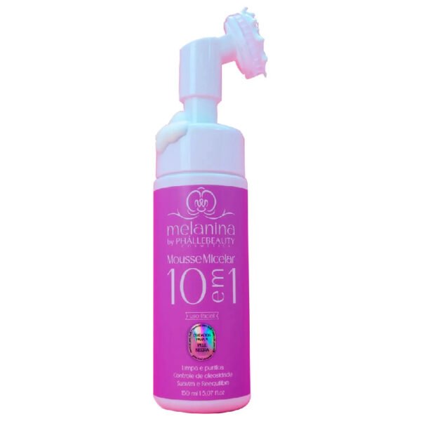 Mousse Micela De Limpar Facial Melanina 10 Em 1 Phallebeauty