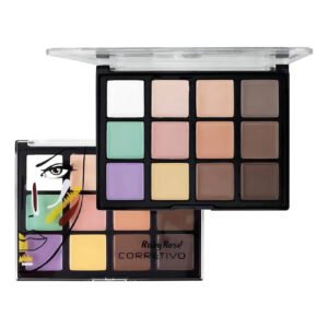 Paleta De Corretivo Colorida 12 Cores Ruby Rose