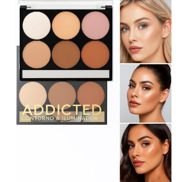 Paleta Contorno E Iluminador Addicted - Pink 21 - Imagem 2