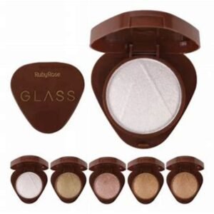 Iluminador Ruby Rose Baked Linha Glass Efeito Acetinado