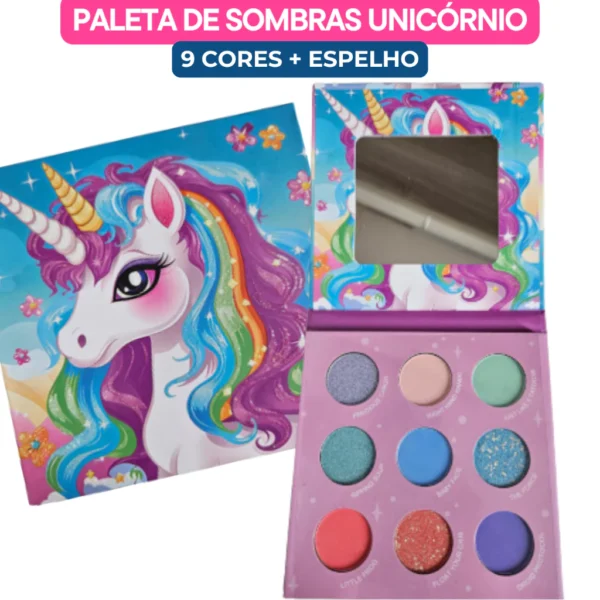 Paleta de Sombras Infantil 9 Cores + Espelho - Imagem 2