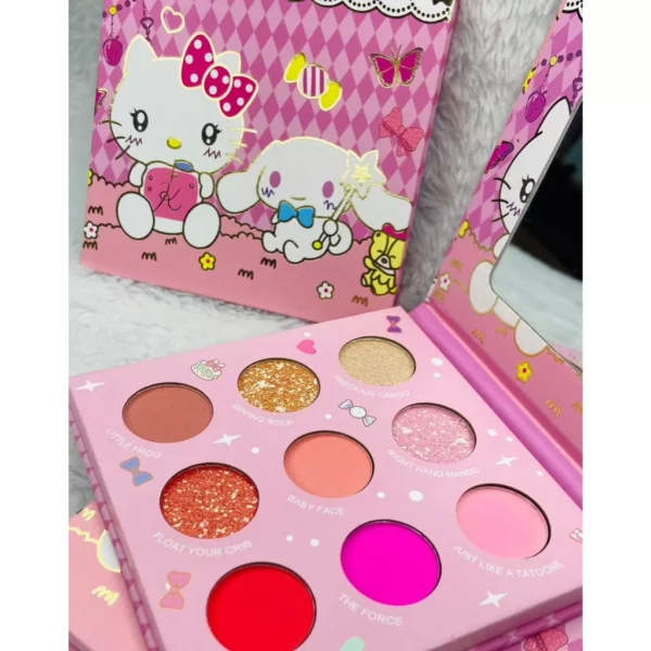 Paleta de Sombras Infantil 9 Cores + Espelho - Imagem 5