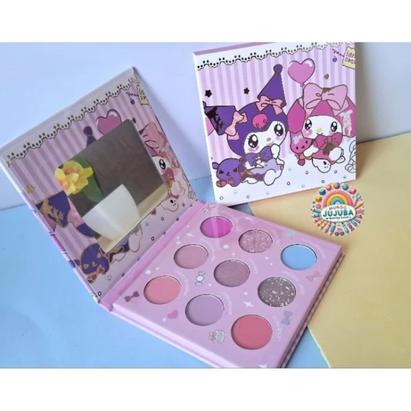 Paleta de Sombras Infantil 9 Cores + Espelho - Imagem 7