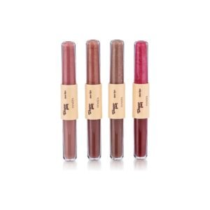 Choco Fun Duo Lips Batom + Gloss Hidratante Fenzza