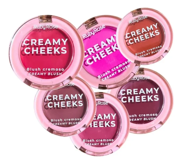 Blush cremoso Creamy Cheeks - Ruby Rose