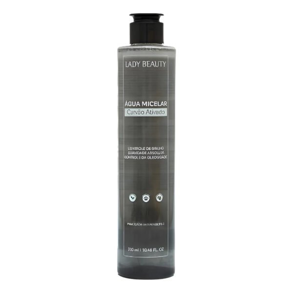 Água Micelar Com Carvão Ativado 310ml - Lady Beauty