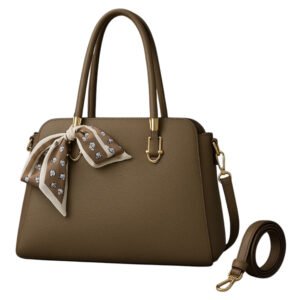 Bolsa Beaclea + Alça Transversal Caqui - Baoluolan