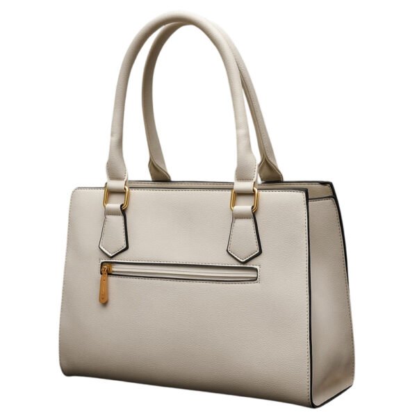 Bolsa DF015 Beige White + Alça Transversal - Miss Dong - Imagem 2