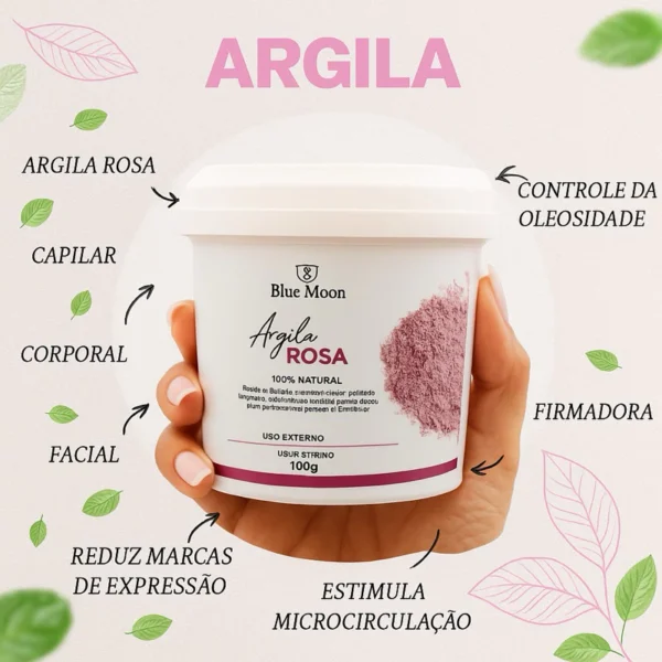 Argila Natural Blue Moon – 100g - Imagem 8
