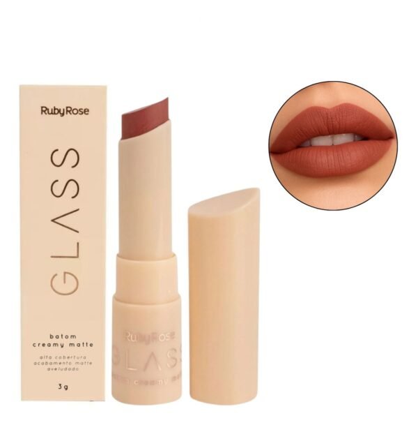 Batom Creamy Matte Glass - Ruby Rose - Imagem 4